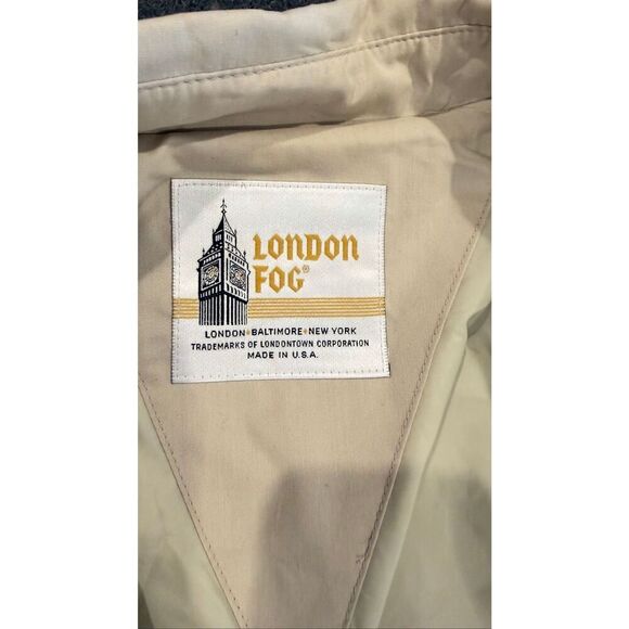 VTG LONDON FOG Trench Coat made in USA - Picture 12 of 13